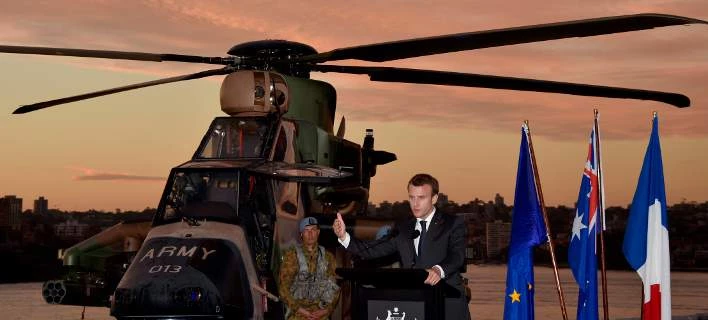 O Μακρόν βάζει τα θεμέλια ενός «Ινδο-Ειρηνικού άξονα» με την Αυστραλία – Αντίβαρο στην κινεζική επιρροή